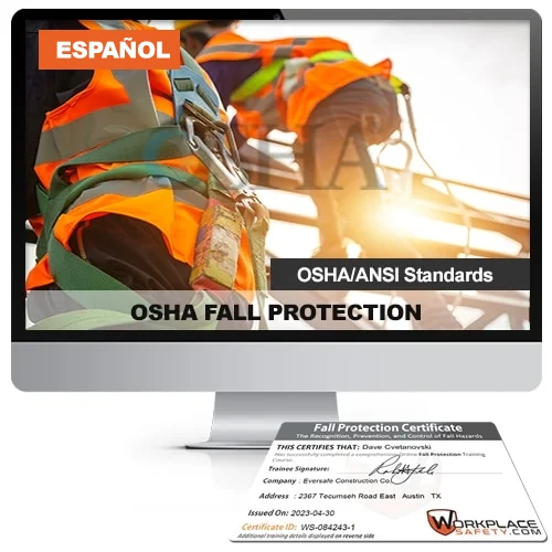 Spanish Fall Protection Online Training and Certification
