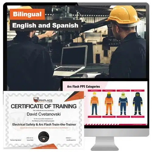 Bilingual Arc Flash Instructor Materials (English and Spanish)