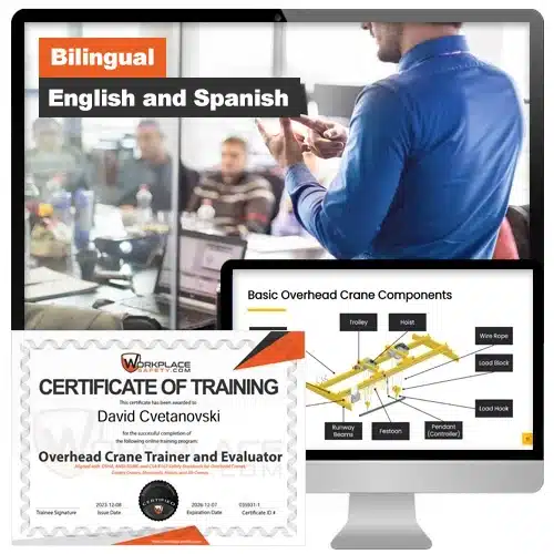 Bilingual Overhead Crane Instructor Materials (English and Spanish)