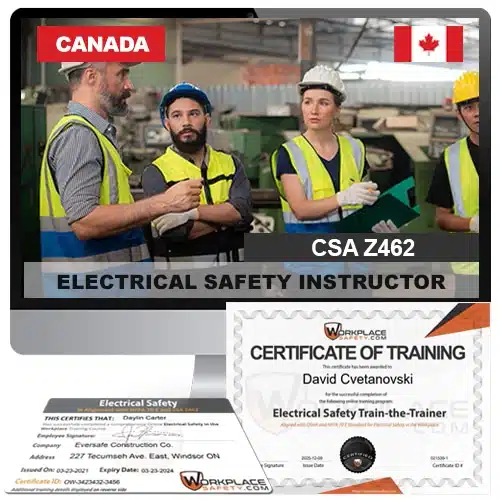 CSA Z462 Electrical Safety Train-the-Trainer - Canada