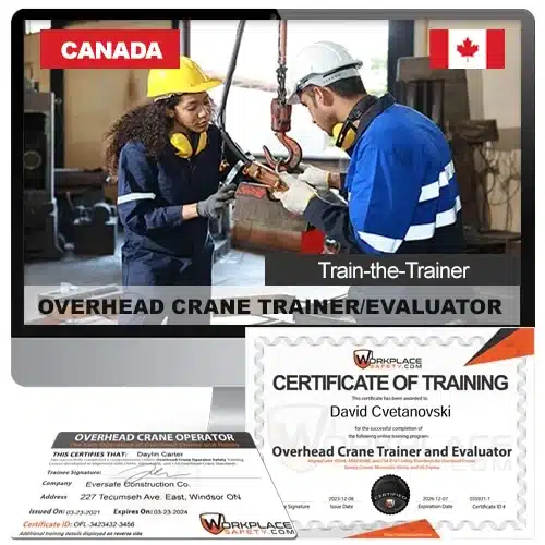 CSA B167 Overhead Crane Trainer and Evaluator Certification (Canada)