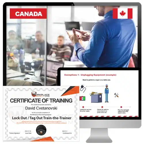 CSA Z460 Lockout-Tagout Instructor Materials - Canada
