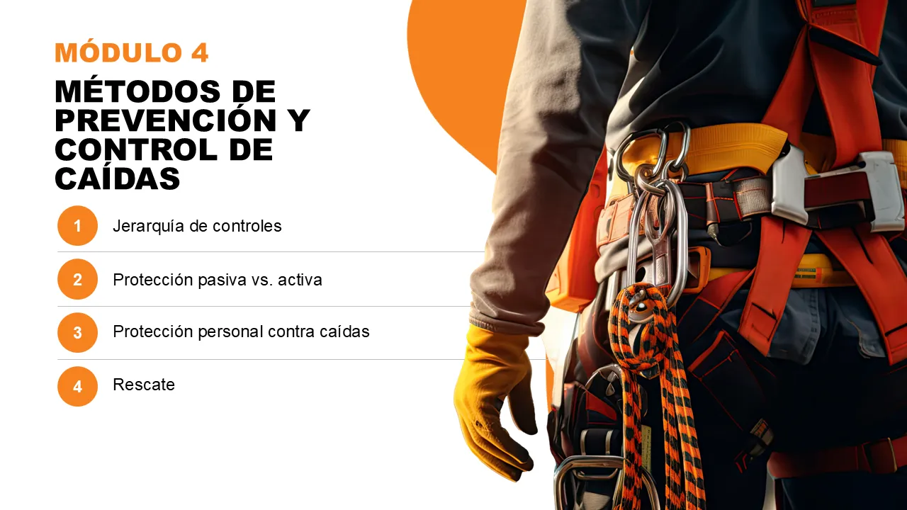 Spanish Fall Protection Training PowerPoint Sample 3